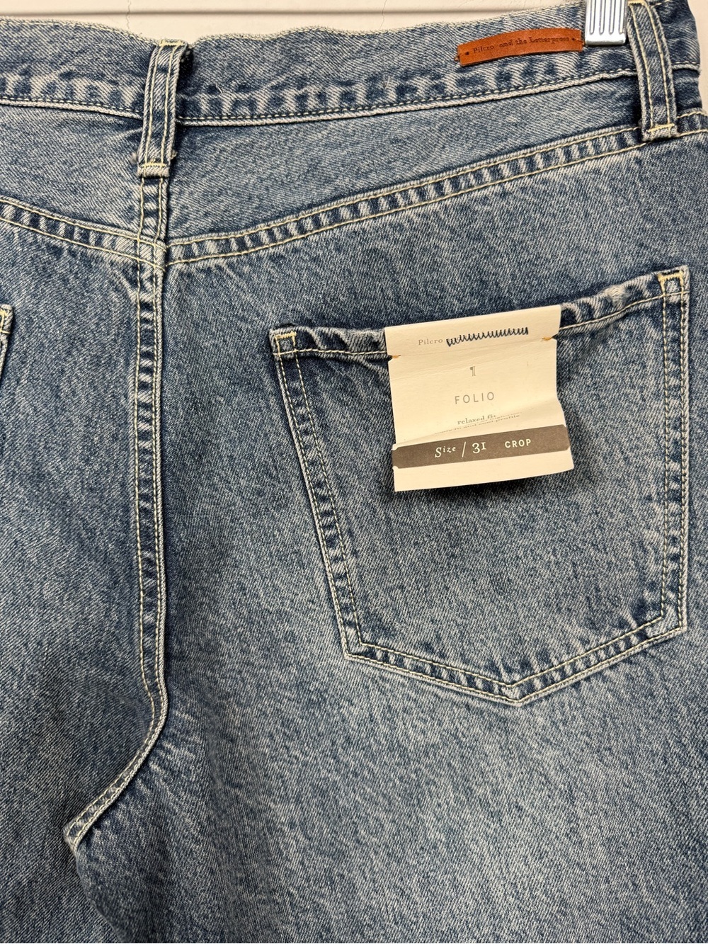 Anthropologie Pilcro Folio Relaxed High-Rise Cropped Jeans Size 31 NWT - Picture 6 of 11